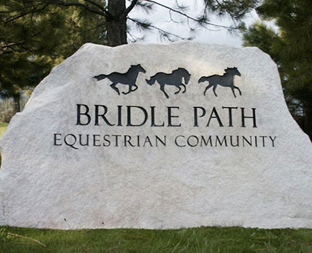 Granite Boulder Signs